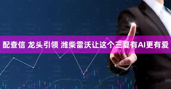 配查信 龙头引领 潍柴雷沃让这个三夏有AI更有爱
