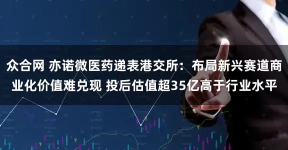 众合网 亦诺微医药递表港交所：布局新兴赛道商业化价值难兑现 投后估值超35亿高于行业水平